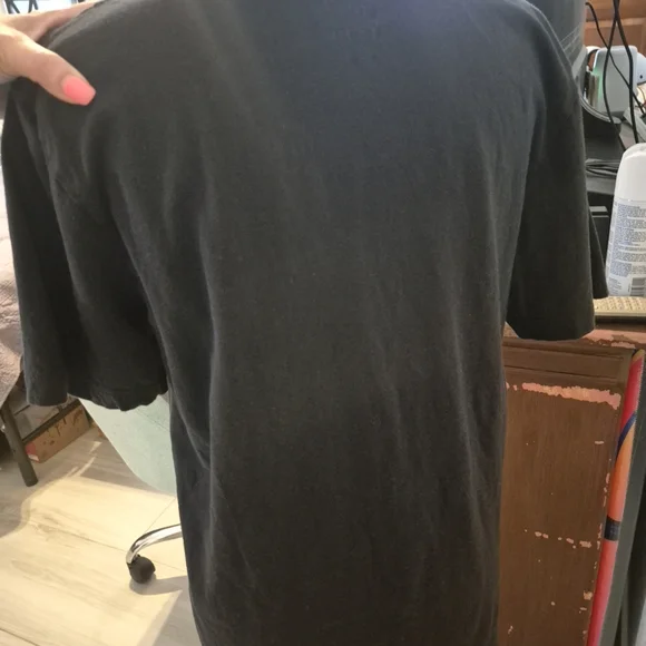 Nike Black Tee with White Logo - Picture 2 of 3